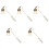 5Pcs Metal Candle Snuffer Long Handle for Home Aromatherapy Use Multi 5
