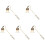 5Pcs Metal Candle Snuffer Long Handle for Home Aromatherapy Use Multi 4