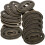 72Pièces Cache Trou Clé Zinc Bronze Pour Décor Rétro 1