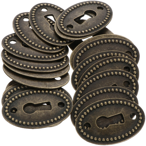 72Pièces Cache Trou Clé Zinc Bronze Pour Décor Rétro