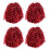 2Paires Pompons Doux Cheerleading Sport 5