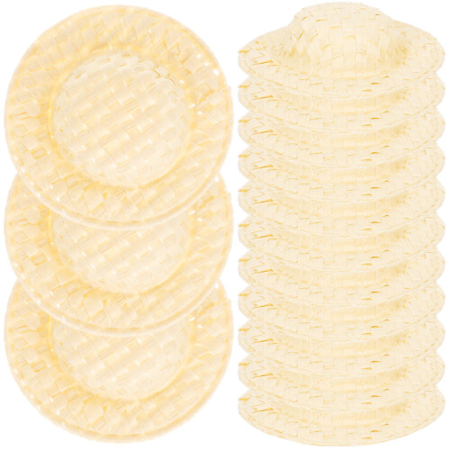 100Pièces Mini Petits Chapeaux En Papier Clair Pour Décoration