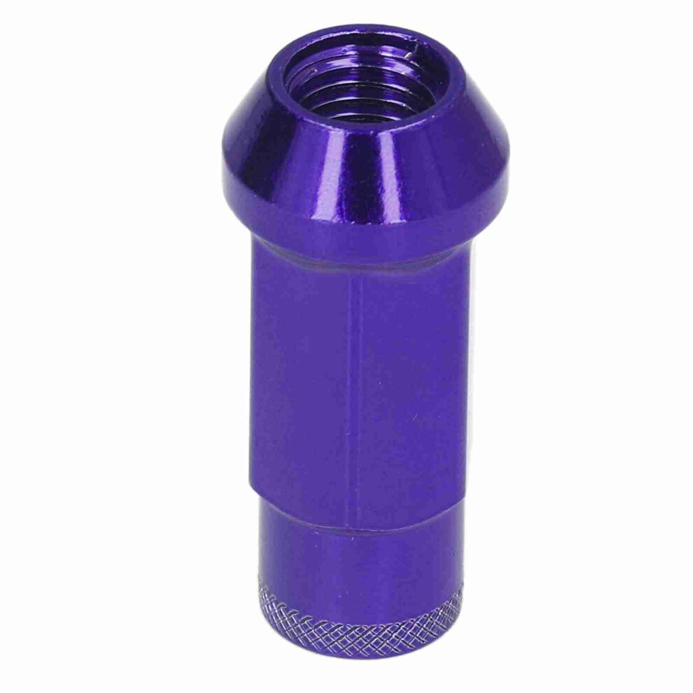 20Pcs M12x1.5 Wheel Lug Nuts With Wrench Socket High Hardeness Replacement Purple 7891373647830
