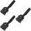 3Pièces Attache Manche Balai Noir Métal Compatible Balais Multi-Usage 9