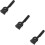 3Pièces Attache Manche Balai Noir Métal Compatible Balais Multi-Usage 11