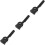 3Pièces Attache Manche Balai Noir Métal Compatible Balais Multi-Usage 7