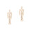 6Pièces Bois Beige Articulé Pour Dessin Usage 9