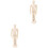 6Pièces Bois Beige Articulé Pour Dessin Usage 8