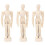 6Pièces Bois Beige Articulé Pour Dessin Usage 6