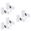 3Paires Porte-Batte Multifonction Bois Fixe Mur Usage Maison 10