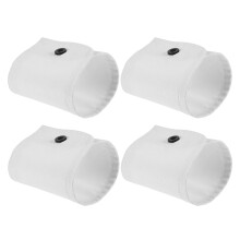 2Paires Fausse En Boutons Ronds Raffinés