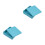 2Pièces Boîtes Tinplate Pour Rangement Couleur Bleu Ciel 8