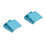 2Pièces Boîtes Tinplate Pour Rangement Couleur Bleu Ciel 6