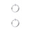 2Pièces Clips Argent Longue Durée Style Chic 9