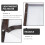 2Pièces Protectrice Durable Pour Brasero En Polyester 10
