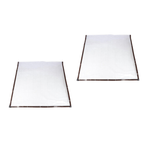 2Pièces Protectrice Durable Pour Brasero En Polyester 2