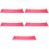 5Pièces Repose-Pieds Rose Poly-Coton Relaxation Facile 8