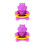 2Pièces Thermomètres Digitaux Violet, Flottant 5