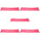 5Pièces Repose-Pieds Rose Poly-Coton Relaxation Facile 9