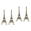 4Pièces Figurines Tour Eiffel Alliage Zinc Café Décor Table Bureau 6