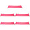 5Pièces Repose-Pieds Rose Poly-Coton Relaxation Facile 7