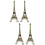 4Pièces Figurines Tour Eiffel Alliage Zinc Café Décor Table Bureau 9