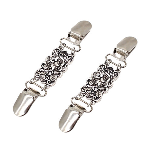 4Pièces Clips En Zinc Pour Pulls, Robes Et Écharpes