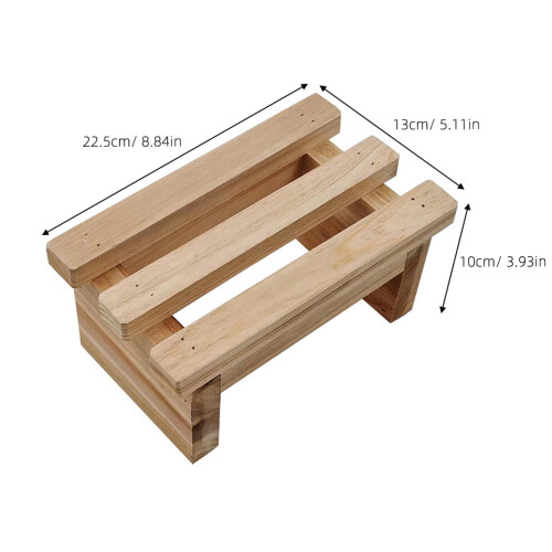 3Pièces Marchepieds Bois Compact Pour Enfants Sécurisés 1