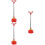 3Pcs Red Home Toilet Plunger Tool Long Handle Bathroom Cleaner 7