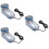 3Pcs USB Powered Blue Lint Remover for Clothes Carpet Fluff 7