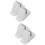 4Pièces Accessoires Clôture Support Fixe Pour Jardin 9