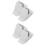 4Pièces Accessoires Clôture Support Fixe Pour Jardin 7