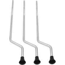 Tom Leg for Drums Percussion Instrument Parts Replacement Parts DIY Drum Support Floor Tom Leg Mount Feet Non Slip 3pcs