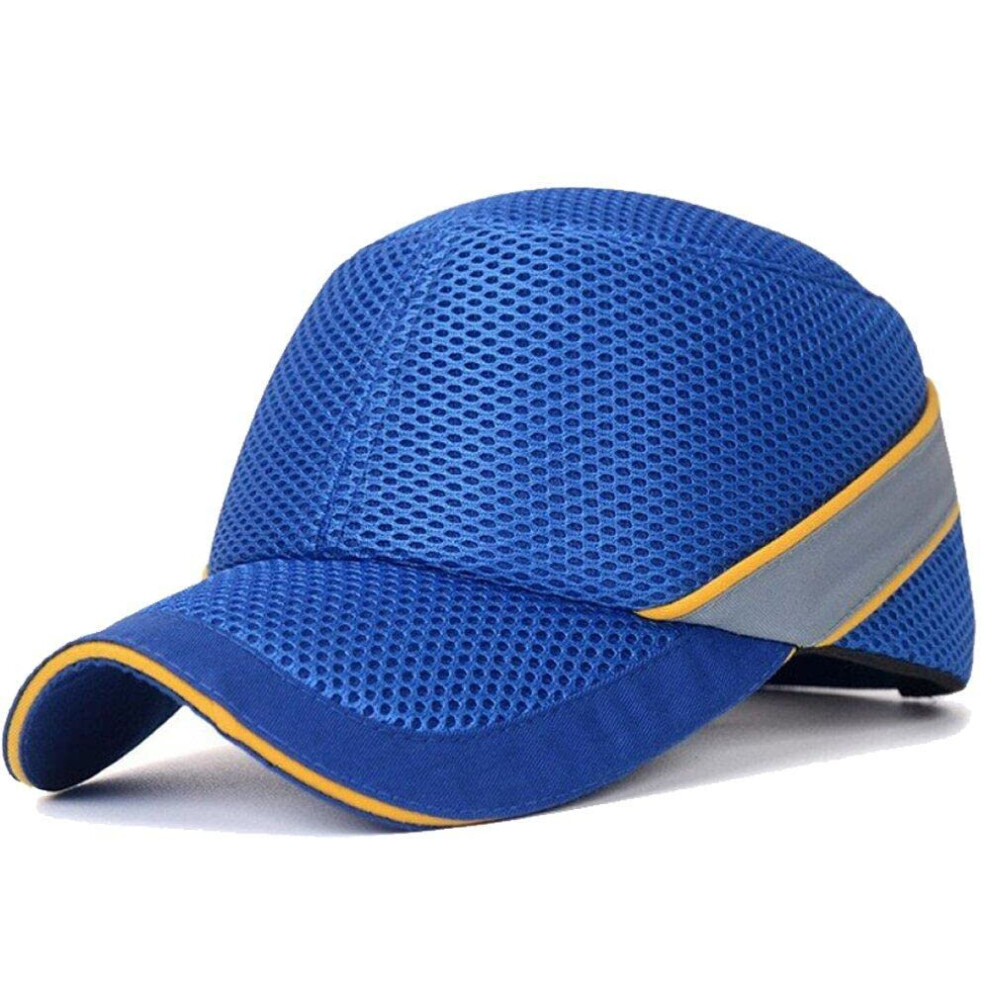 Work Safety Bump Cap Baseball Hat Fabric Hiviz Anticollision Helmet Head Guard 9347817053418