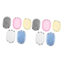 10Piece Cotton Onesie Extenders, Comfortable Snap for Newborns Toddlers