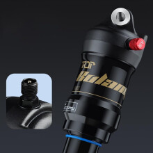165/190mm Adjustable Rear Shock Absorber Mountain Bikes, Air Piston, Downhill Electric, Forged Aluminum Alloy, Style 1
