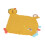 Cotton Tiger Shape Baby Security Blanket 39x30cm Teether Chewable 11