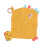 Cotton Tiger Shape Baby Security Blanket 39x30cm Teether Chewable 6