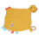 Cotton Tiger Shape Baby Security Blanket 39x30cm Teether Chewable 12