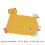 Cotton Tiger Shape Baby Security Blanket 39x30cm Teether Chewable 7
