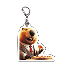 Creative Animals Acrylic 2D Flat Hanging Pendant Bag Charm Cartoon Pendant Gift Style 22