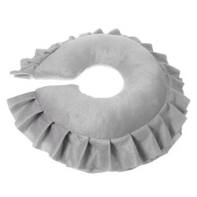 Massage cushion for face rest, ergonomic head pillow for spa beauty salon, washable for relaxing massages and body posture.