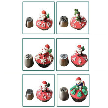 23 Stück Weihnachts-Russische Spritztüllen-Set, Dekorationsaufsätze für Kuchen & Kekse