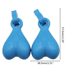 Funny Shoe Charms Balls for Hole Shoes Decoration, 57.5x38.5x19.5mm