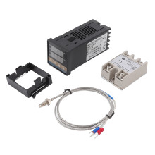 Digitaler PID-Temperaturregler mit Thermostat, SSR-Relais und K-Thermoelement für landwirtschaftliche Zucht, elektrische Energie, chemische