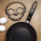 Funny Skeleton Head Egg Mold, 12121.2cm Silicone Pancake Shaper 5