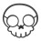 Funny Skeleton Head Egg Mold, 12121.2cm Silicone Pancake Shaper 2