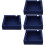 4Pcs Reusable Silicone Ashtray Blue for Indoor Smoking Ash Tray 7