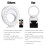 Portable and Lightweight Mini Ring Light for Effortless Mobility, 180-Degree Rotatable for Creative Angle Adjustments, Side Lighting Enhances Depth an 5