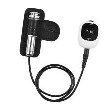 Capteur piézoélectrique auto-adhésif avec contrôle de volume pour guitare et autres instruments